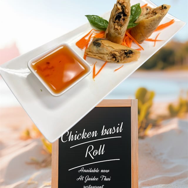 Chicken Basil Roll ￼.