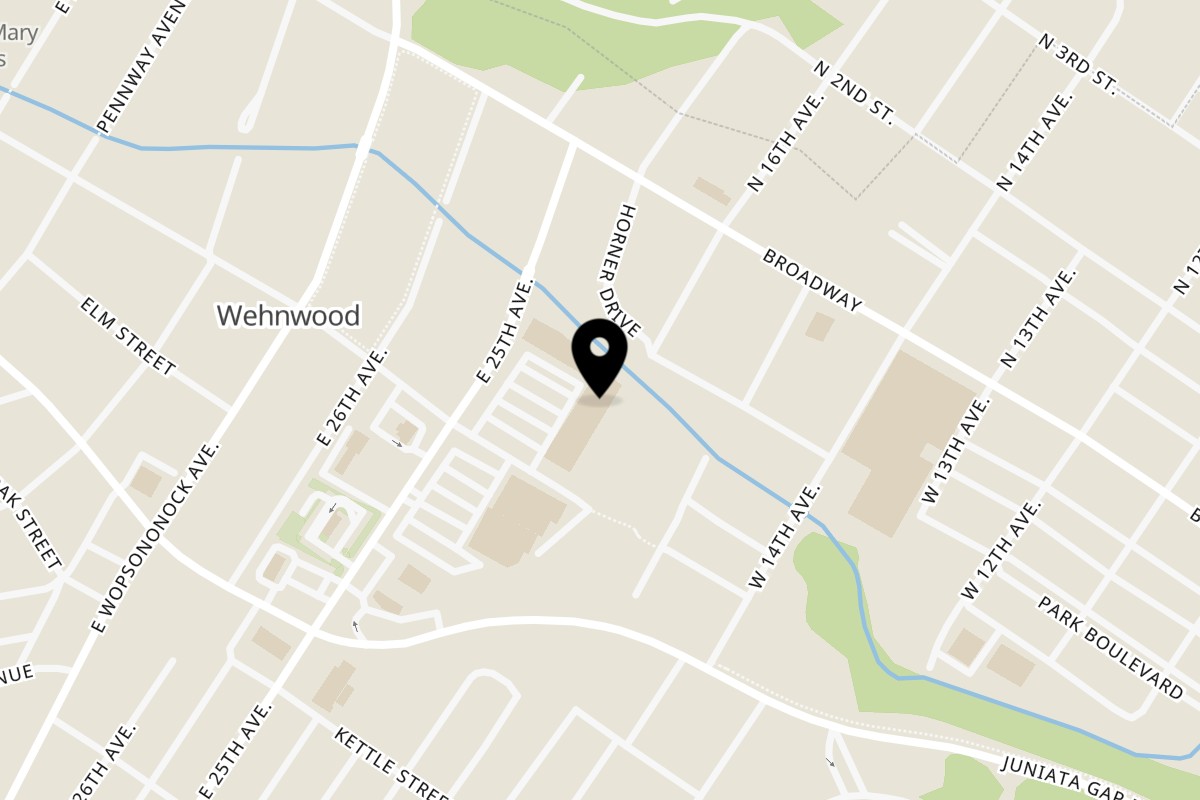 Map showing the location of Jaidee Thai Restaurant LLC on 519 E 25th Ave in Altoona